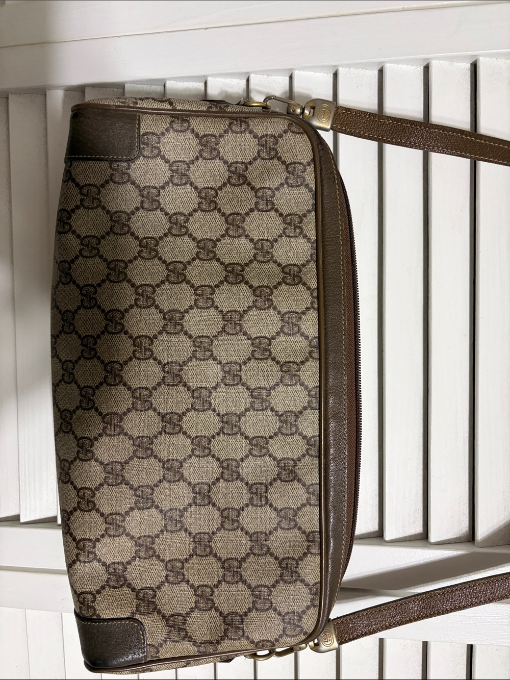 1980s Vintage Gucci GG Supreme Monogram Bag - Picture 9 of 15